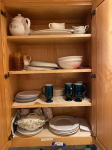 Group Vintage Dishware Lot Henry Alcock Pfaltzgraff Mugs Plates Bowls