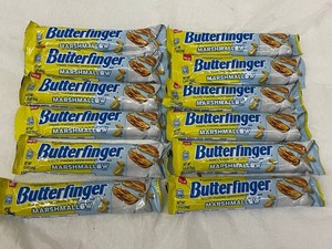 D - Butterfinger Marshmallow Flavor Candy Bars 1.9oz (Lot of 12)
