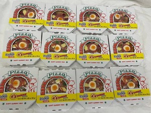F - Raindrops Gummy Pizza Soft Gummy Mix 3 Oz (Lot of 12)
