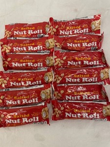 K - Pearsons Salted Nut Roll 1.8 Oz Candy Bars (Lot of 12)