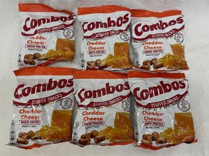 U - Combos Cheddar Cheese Baked Pretzels 6.30 Oz (Lot of 6)