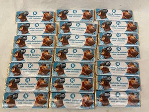 Y - K Salted Caramel Milk Chocolate Bars 2.15oz (Lot of 21)