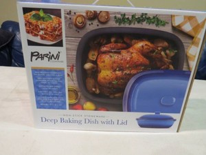New Parini Deep Baking Dish with Lid 10x13x5.5