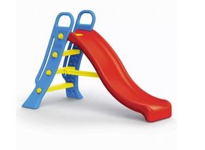 Dolu Big Colorful Plastic Outdoor Lawn Water Slide, Ages 2