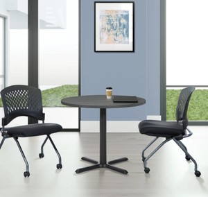 Pro-Line II Deluxe Armless Folding Chair Titanium, 2-Pack 83220