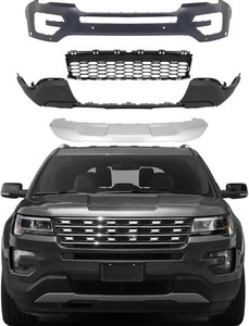 br064-x82 Front Bumper Cover Set Park Fit For 2016-2017 Ford Explorer
