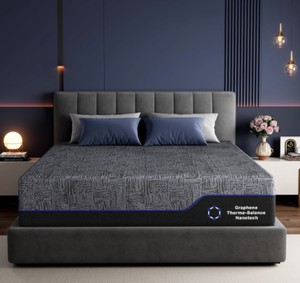Marsail 12 Queen Mattress, Medium Firm Plus Memory Foam Mattress