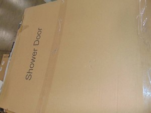 Semi-Frameless Dual Sliding Shower Door, 56-60 W x 72 H, 14 Thick
