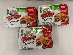 BP - Elvan Today Chocolate Hazelnut Croissants 6-Pack (Lot of 3)