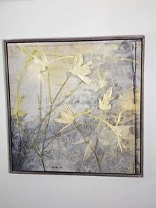 Interiors by France Cloud Larkspur Framed Floral Picture