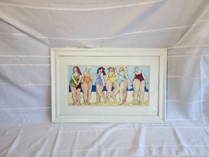 Rebecca Molayem Framed Bathing Beauties Print