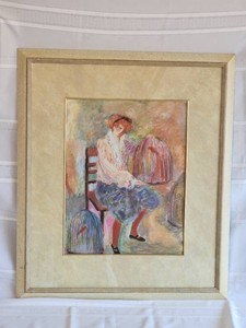 Barbara A. Wood Signed and Numbered Figural Art Print