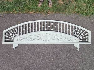 Ornate Painted Wood Headboard or Wall Decor Panel