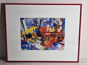J. Koenig Signed Artist Proof Nostalgic Toys Still Life Print