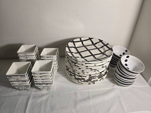 Black and White Dinnerware Collection with Glory Haus, Ciroa & IKEA