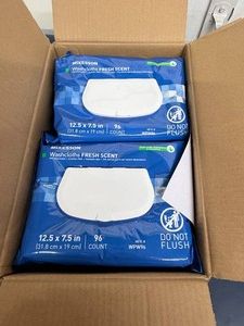 MSRP $50 NEW CASE 576 McKesson Fresh Scent Pre-Moistened Adult Washcloths, 6 Packs96, Large 12.5x7.5, AlcoholParaben Free, Water &amp Plant-Based, Aloe, Chamomile &amp Vitamin E, No-Rinse Personal Cleansing, Incontinence &amp Senior Healthcare