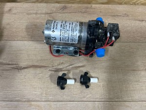 $150 Shurflo Self-Priming Diaphragm Water Pump - 12 Volt, 180 GPH, 12in. Ports, Model# 2088-343-435