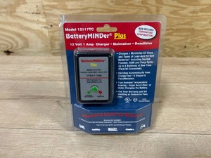 $30 BatteryMINDer Plus Battery ChargerTrickle ChargerDesulfator, 12 Volt, 1 Amp, Model# 12117TC