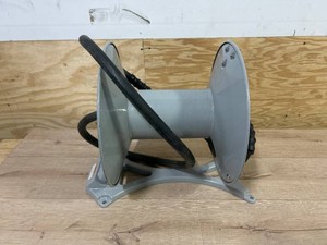 $180 Strongway Wall-Mount Hose Reel, Holds 58in. x 150ft. Hose, 150 PSI, 6ft. Lead-In Hose