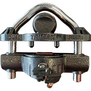 $65 Trimax Deluxe Universal Dual-Purpose Trailer Coupler Lock with an Integrated U-Lock Feature, Model# UMAX50D