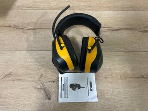 $70 Klutch Hearing Protection Earmuffs with 25dB NRR, Wireless Connectivity and AMFM