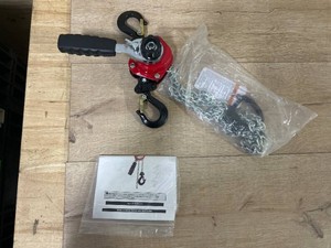 $70 Ironton Mini Lever Chain Hoist, 550-Lb. Capacity, 5ft. Lift