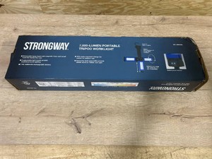 $120 Strongway ProSeries Portable Tripod Worklight, 7000-Lumen Rechargeable LED, Dual-Color, USB-C, IP54