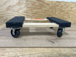 Ironton Carpeted Hardwood Movers Dolly, 18in.L x 12in.W, 1000-Lb. Capacity