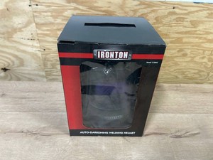 $30 Ironton Auto-Darkening Welding Helmet with Grind Mode, Matte Black, Large