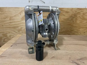 $560 Roughneck Air-Operated Double-Diaphragm Pump, 24 GPM, 1in. InletOutlet, Aluminum Housing, Self-Priming, Non-Lubricated Design