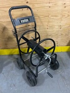 Ironton Garden Hose Reel Cart, 300ft. Capacity, Fits 58in. Hose, 10in. Pneumatic Tires