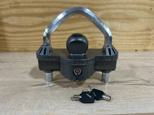 Trimax Deluxe Universal Dual-Purpose Trailer Coupler Lock with an Integrated U-Lock Feature, Model# UMAX50D #65692