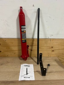 Strongway 3-Ton Long Ram Hydraulic Jack, Single Piston, Clevis Base, 24-38in. 43-78in. Lift Range #46214