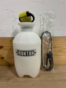 Ironton Portable Poly Sprayer, 2 Gallons, 45 PSI, Adjustable Nozzle, Anti-Clog Filter #32001