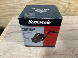 Ultra-Tow Single Speed Hand Winch with Automatic Brake, 1600-Lb. Load Capacity