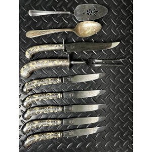 Stainless Steel Floral Handled Knife Set � 5 Pieces