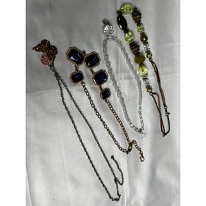 Mixed Glass Beaded Necklace Set � 5 Pieces