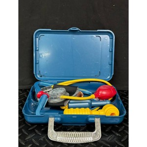 Fisher-Price Blue Plastic Doctor Kit Case with Accessories