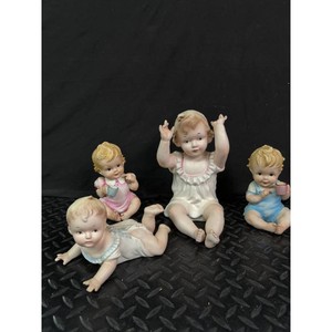 Porcelain Baby Figurines Set of 4