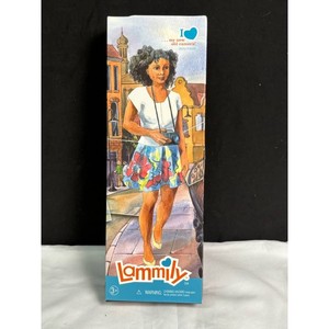 Lammily Black Hair Fashion Doll with Booklet