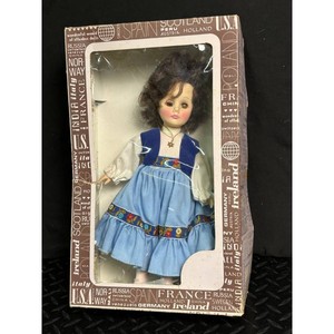 Effanbee Porcelain Doll in Blue Dress � Israel 1122