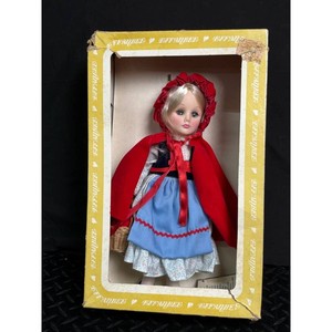Effanbee Blonde Vinyl Cloth Doll in Red Hood Outfit with Box