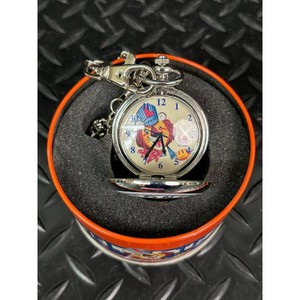 Lionel Train Pocket Watch Tin Case with Chain