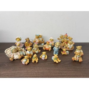 Cherished Teddies Resin Figurine Set, 14 Pieces