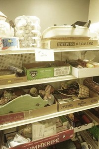 large lot of medical supplies, home decor, home office supplies