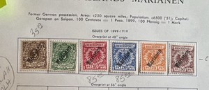 Stamps Postage Mariana Islands-Marianen German Occupation 1899-1919