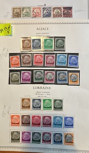 Stamps, Kiauchau-Kiautschou, Alsace German Occupation Postage Lorraine