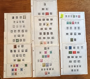 Stamps, German Federal Republic-Bundesrepublik Deutschland 1949-1961 Postage