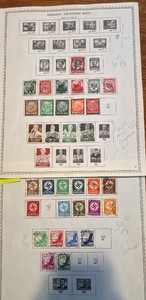 Stamps, Postage Germany-Deutsches Reich 1933 to 1938