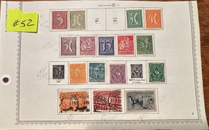 Stamps, Postage Germany-Deutsches Reich 1922-1923